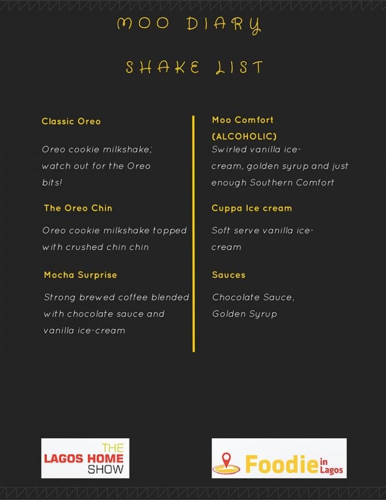 MOO DIARY +FOODIE IN LAGOS-SOCIAL MEDIA MENU