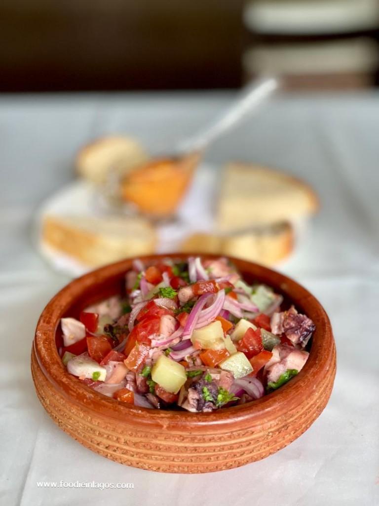 Octopus Salad La Taverna Lagos