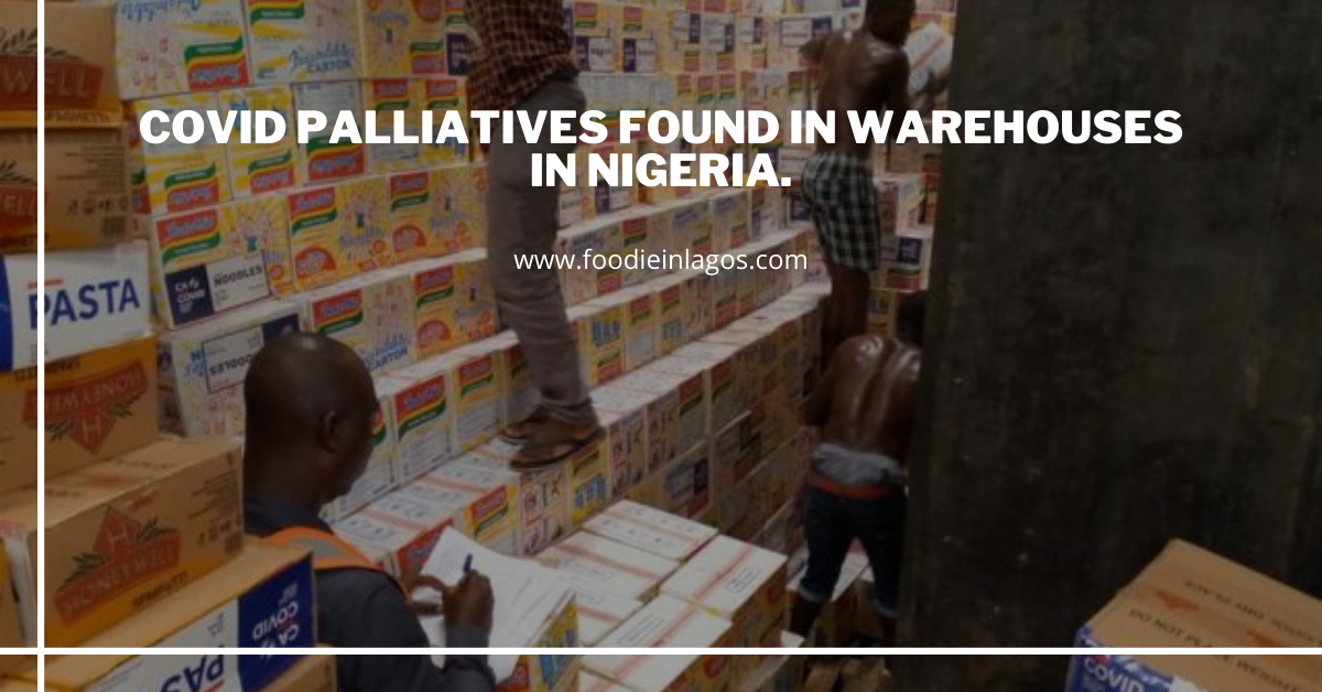 CoVid Food palliatives looting Nigeria