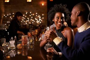 Romantic dinner date
