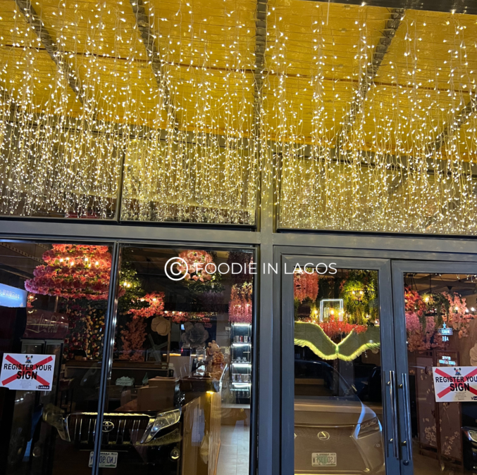 Front View of Pentagram Chinese Restaurant Lagos